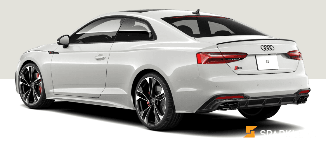 2022 Audi  S5两门 外白内红 八月底到店