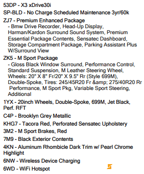 2024 BMW  X3  xDrive30i Sports Activity Vehicle 