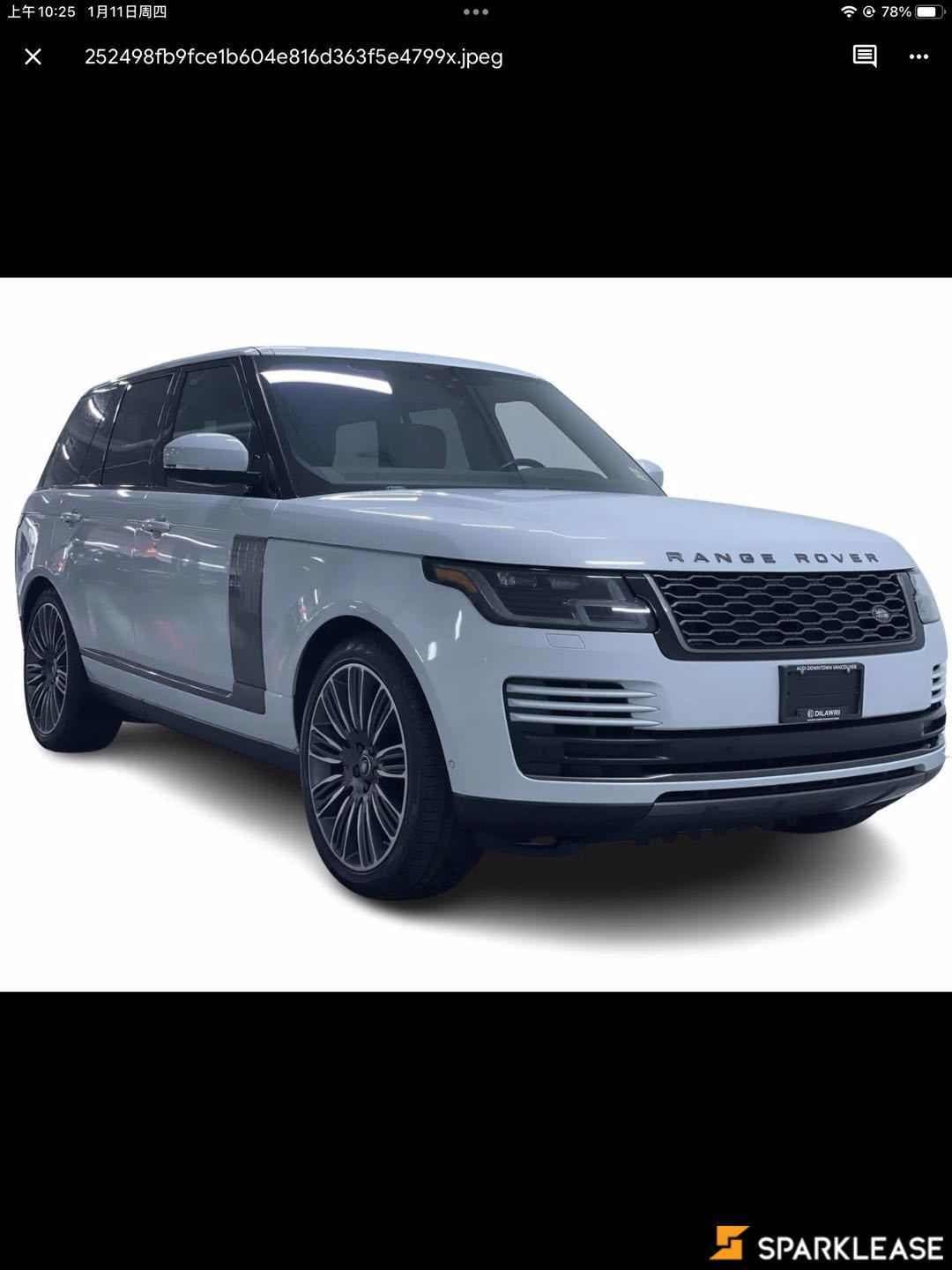 2020 Land Rover Range Rover P525 5.0L V8...