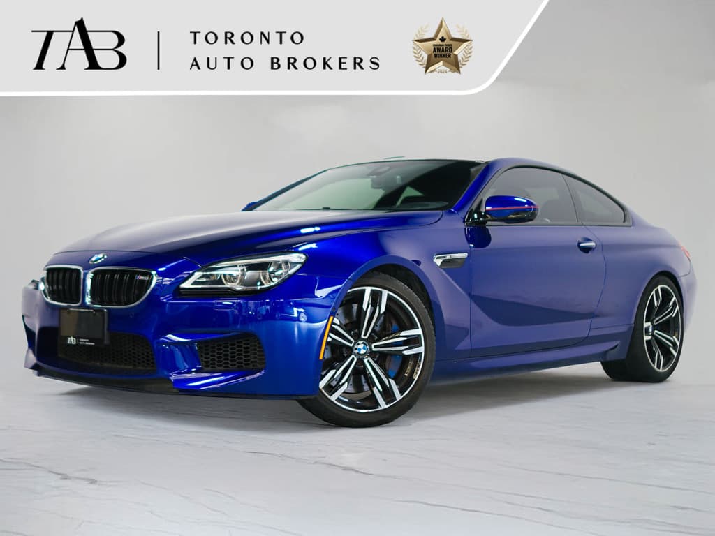 2018 BMW M6 V8   COUPE   HUD   CARBON FIBER   20 IN WHEELS