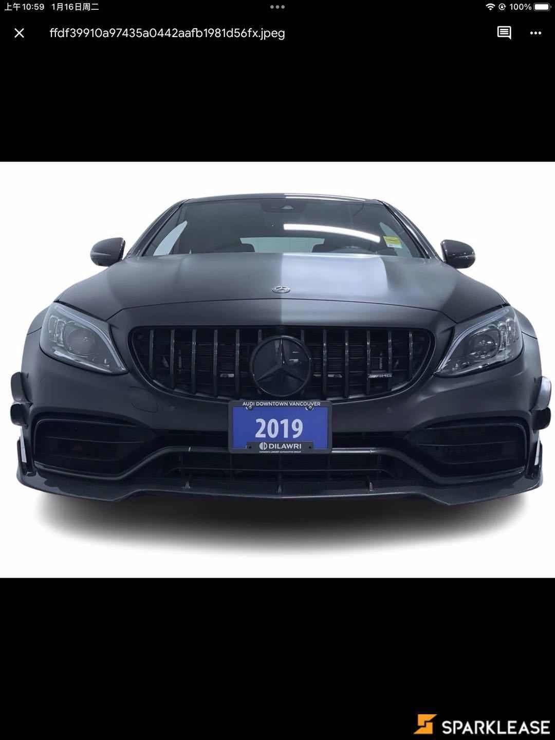 2019 Mercedes-Benz  C-Class  AMG C 63 S Coupe 
