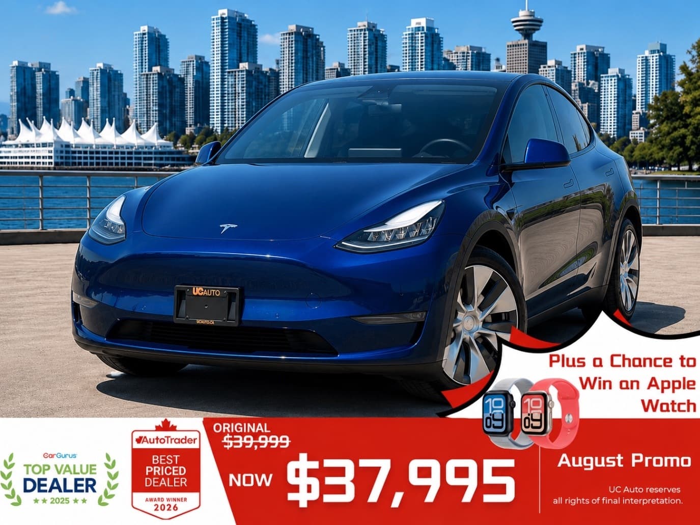 2020 Tesla Model Y Long Range AWD/ CLEAN TITLE/ BC LOCAL