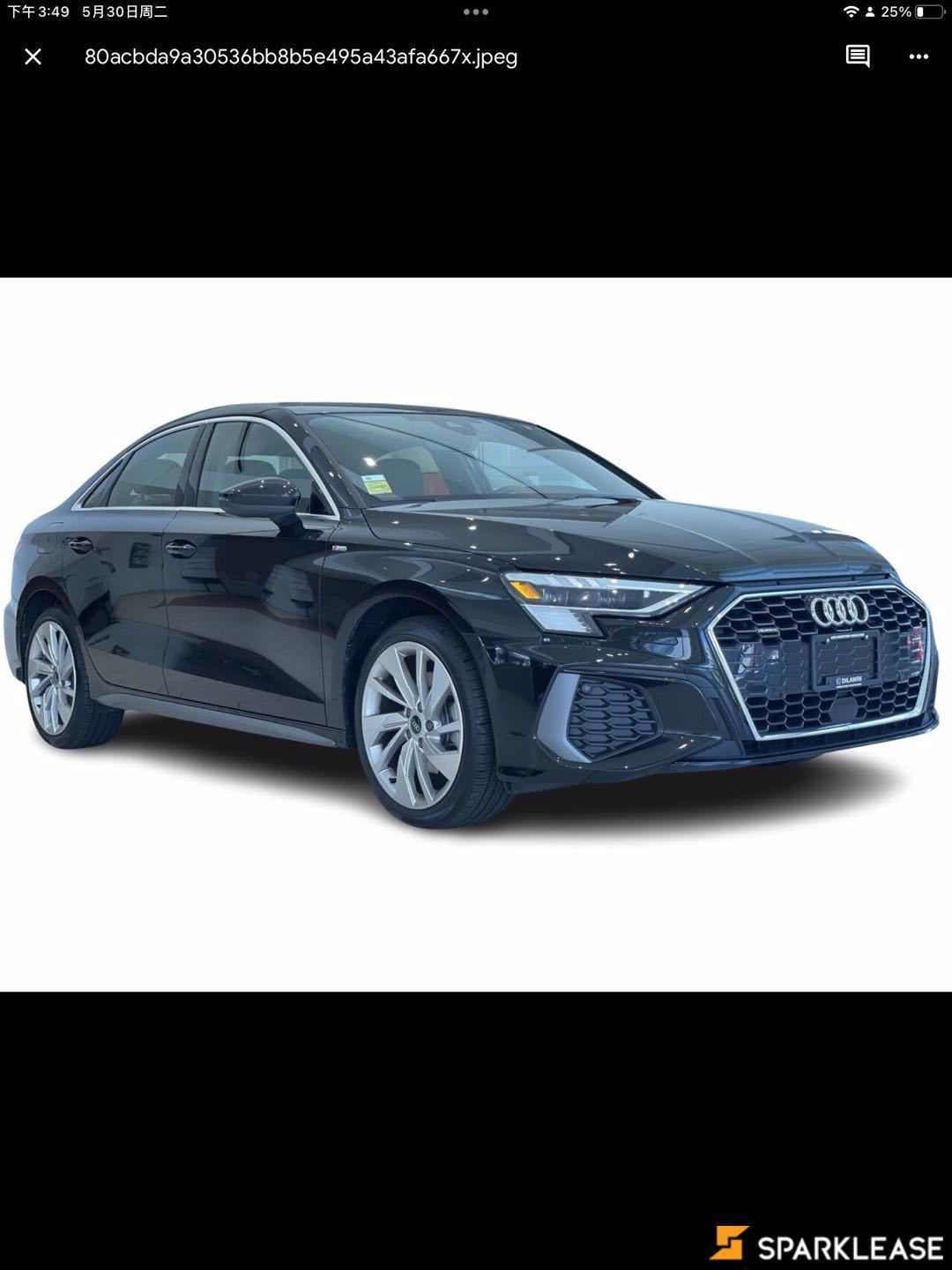 2023 Audi  A3 Sedan  Progressiv 40 TFSI 