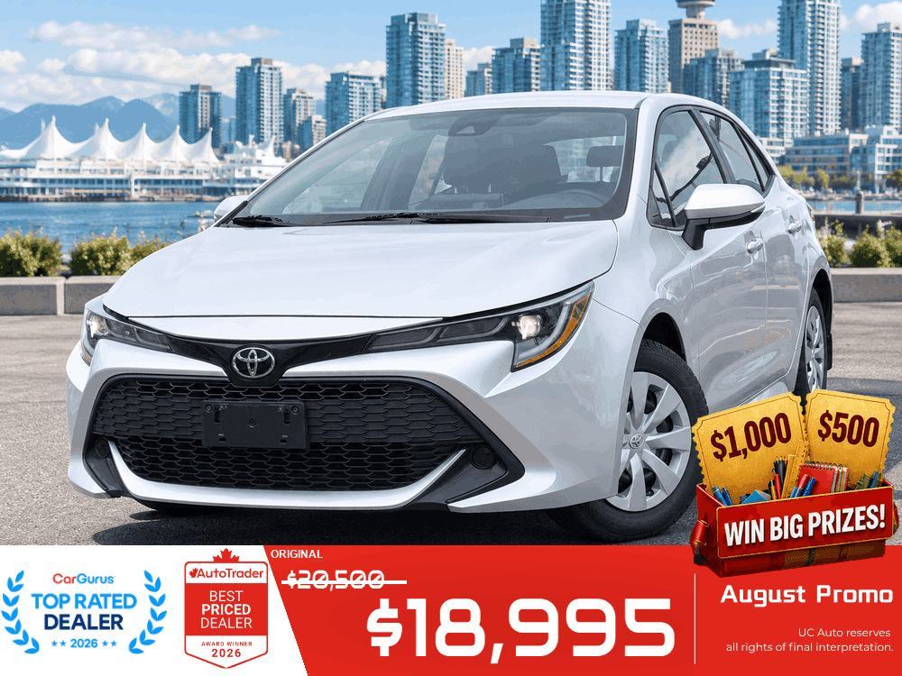 2019 Toyota Corolla AUTO/ NO ACCIDENT/ BC LOCAL