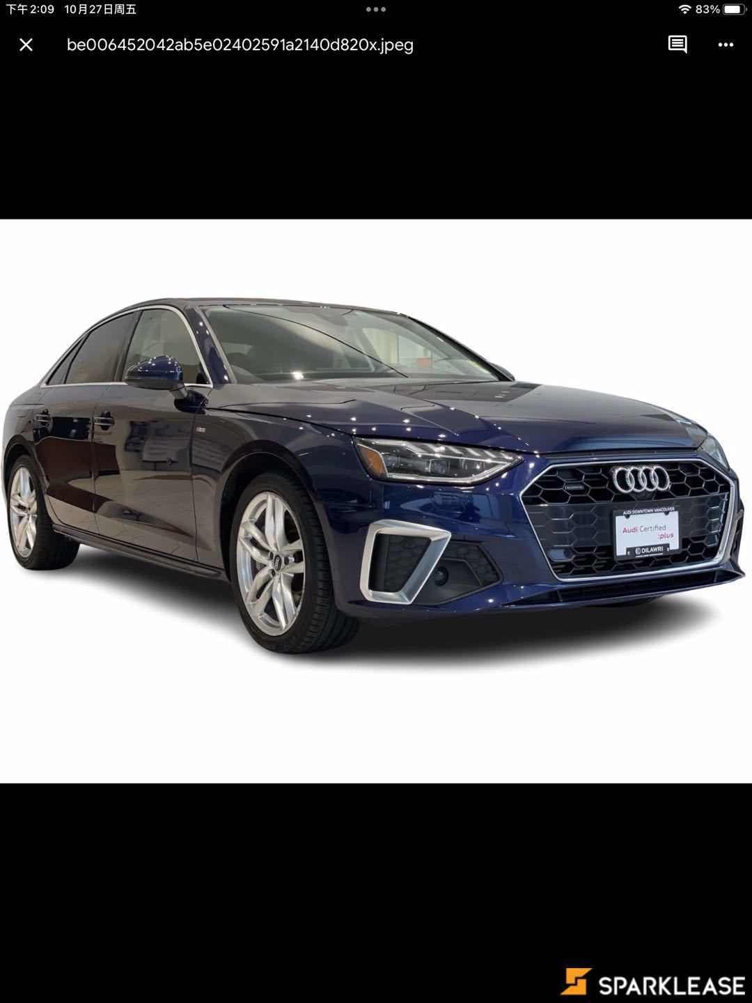 2020 Audi A4 Sedan Technik 2.0 TFSI quattro