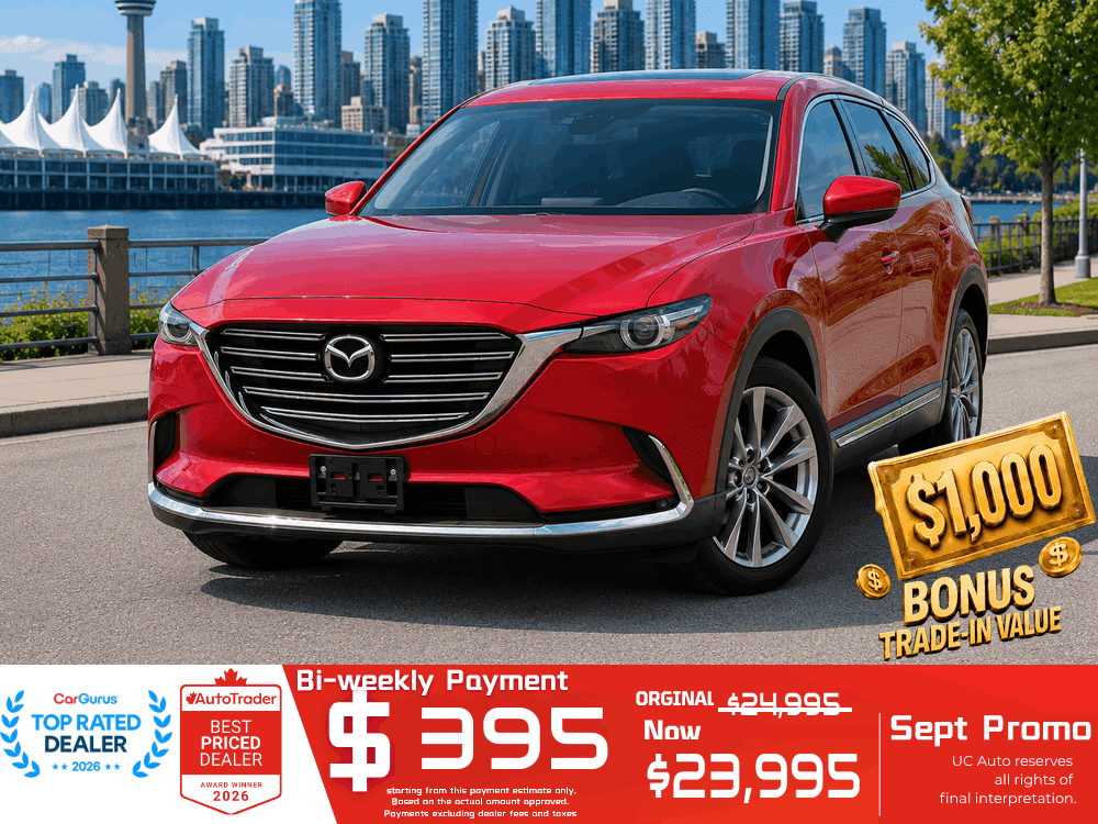 2017 Mazda CX-9 AWD GT/ NO ACCIDENT/ BC LOCAL