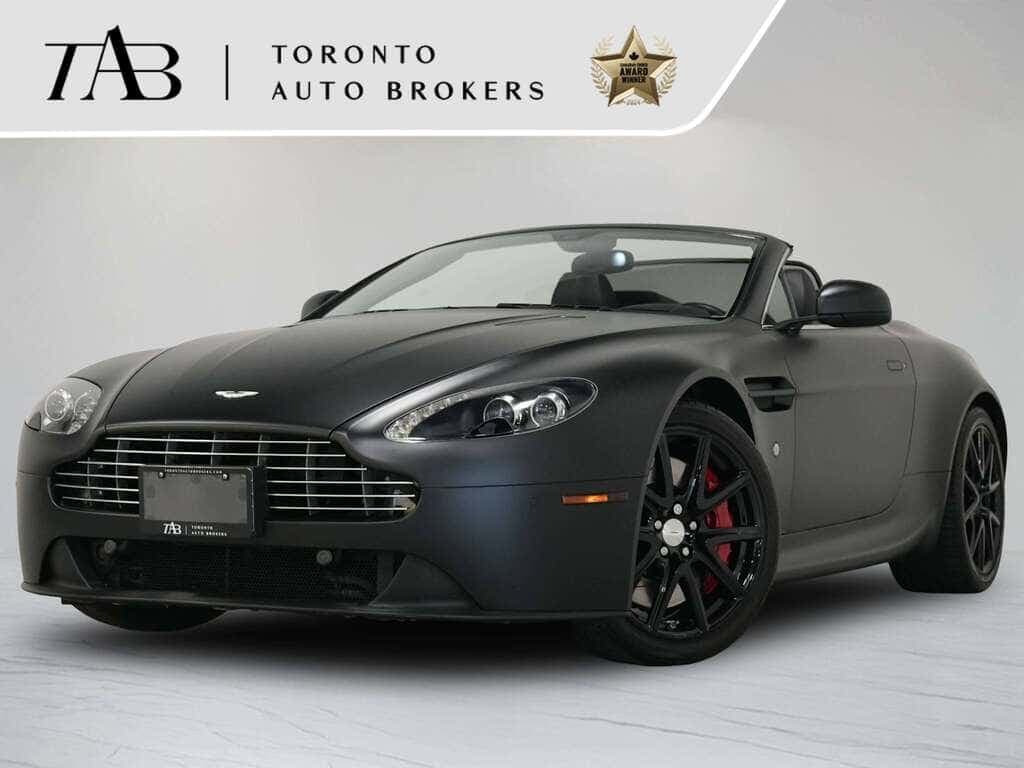 2013 Aston Martin V8 Vantage CONVERTIBLE   MANUAL   MATTE