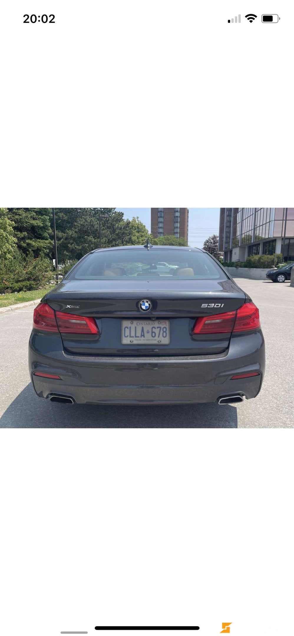 2019 BMW 5 Series 530i xDrive Sedan