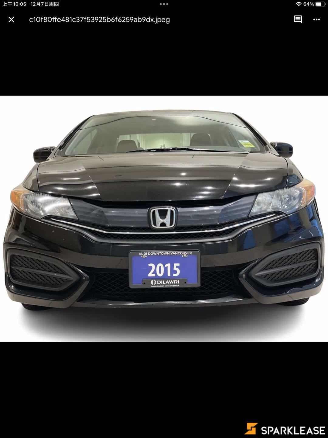 2015 Honda Civic Coupe 2dr CVT EX