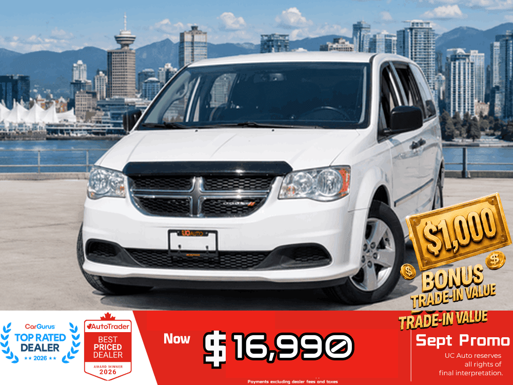 2017 Dodge Grand Caravan Canada Value Package/ NO ACCIDENT/ LOW MILEAGE
