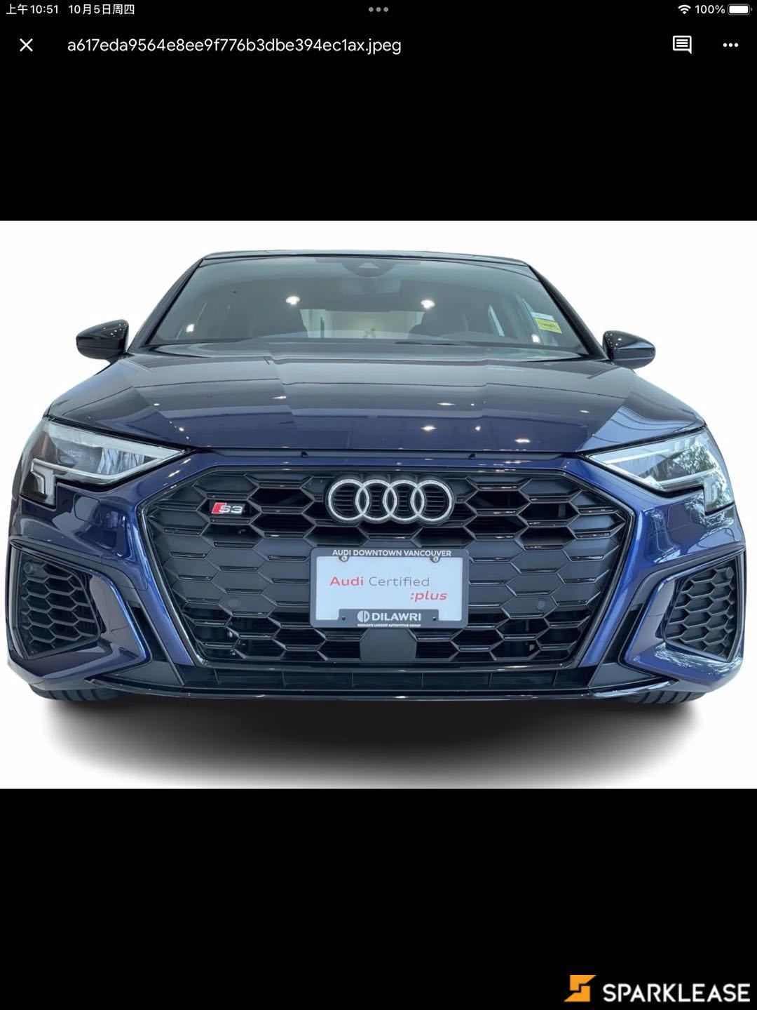 2022 Audi S3 Sedan Progressiv 2.0 TFSI quattro