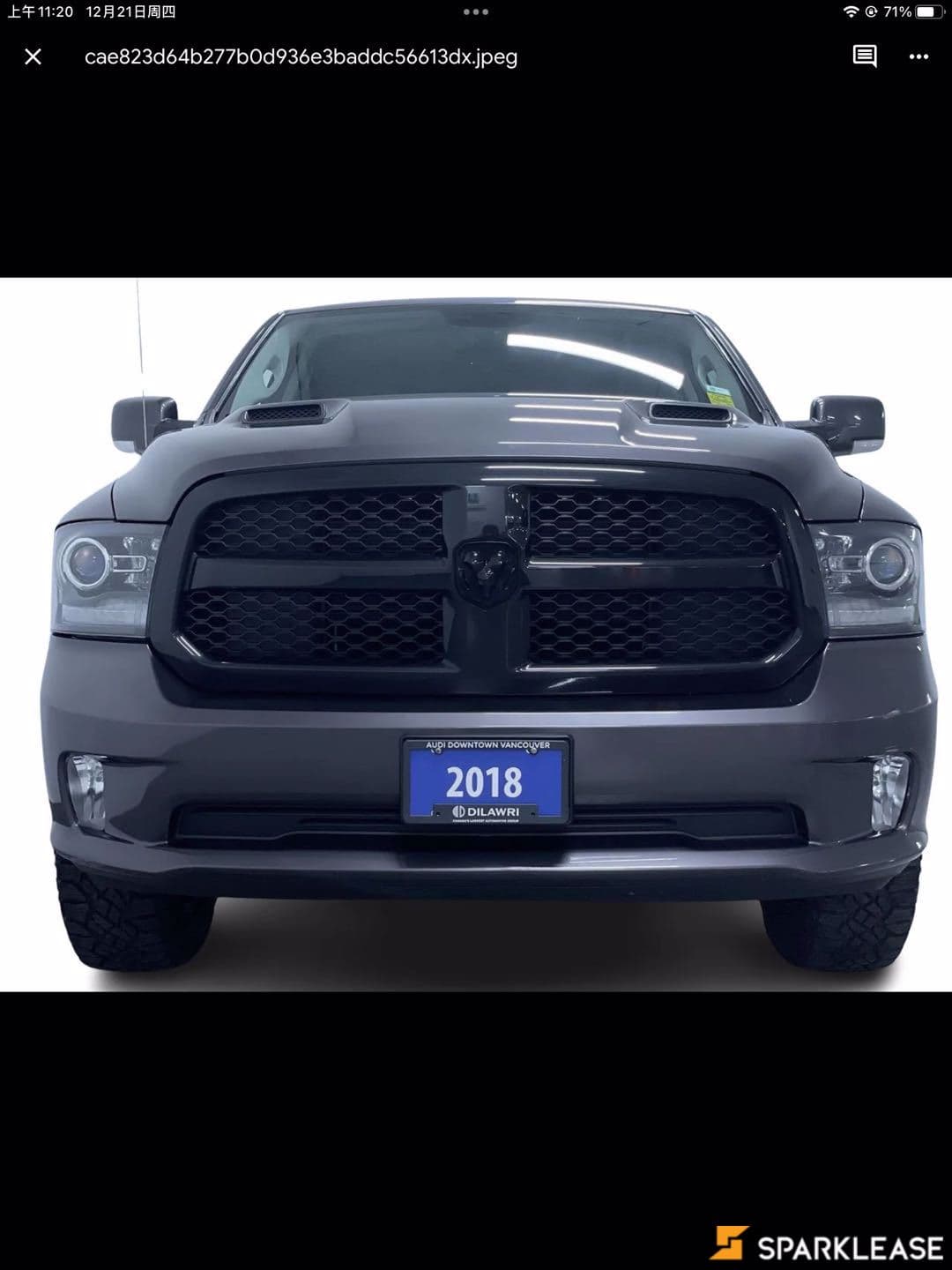 2018 Ram 1500 Night 4x4 Crew Cab 6'4