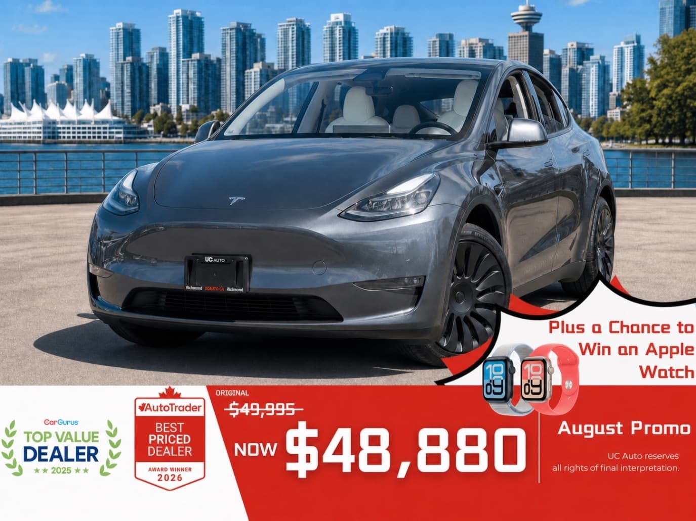 2023 Tesla Model Y Long Range AWD/ CLEAN TITLE/ BC LOCAL