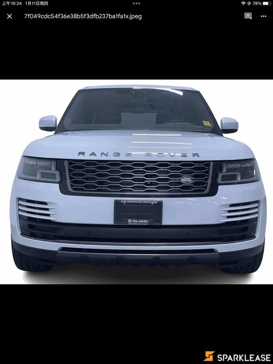 2020 Land Rover Range Rover P525 5.0L V8...