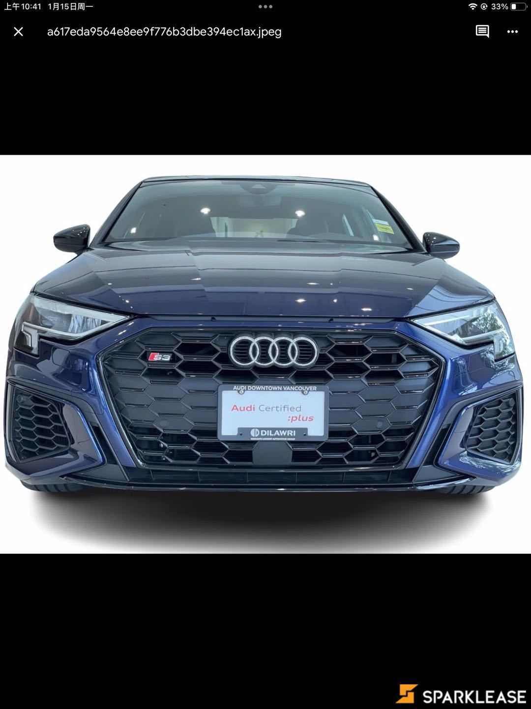 2022 Audi S3 Sedan Progressiv 2.0 TFSI quattro