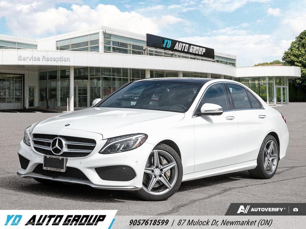 2016 Mercedes-Benz C-Class 4dr C 300｜Clean Carfax!｜360｜Burmester Sounds｜Panoramic Sunroof