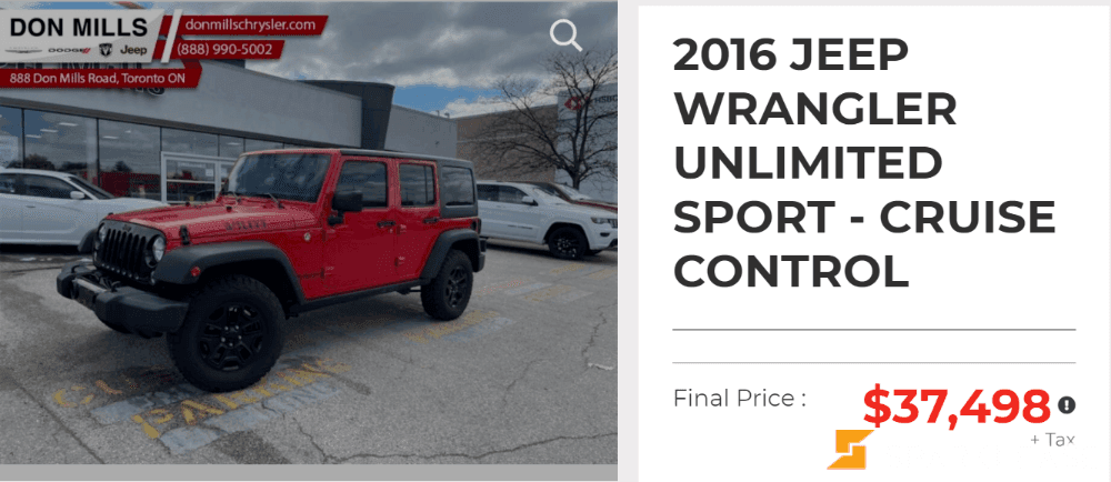 2016 Jeep Wrangler