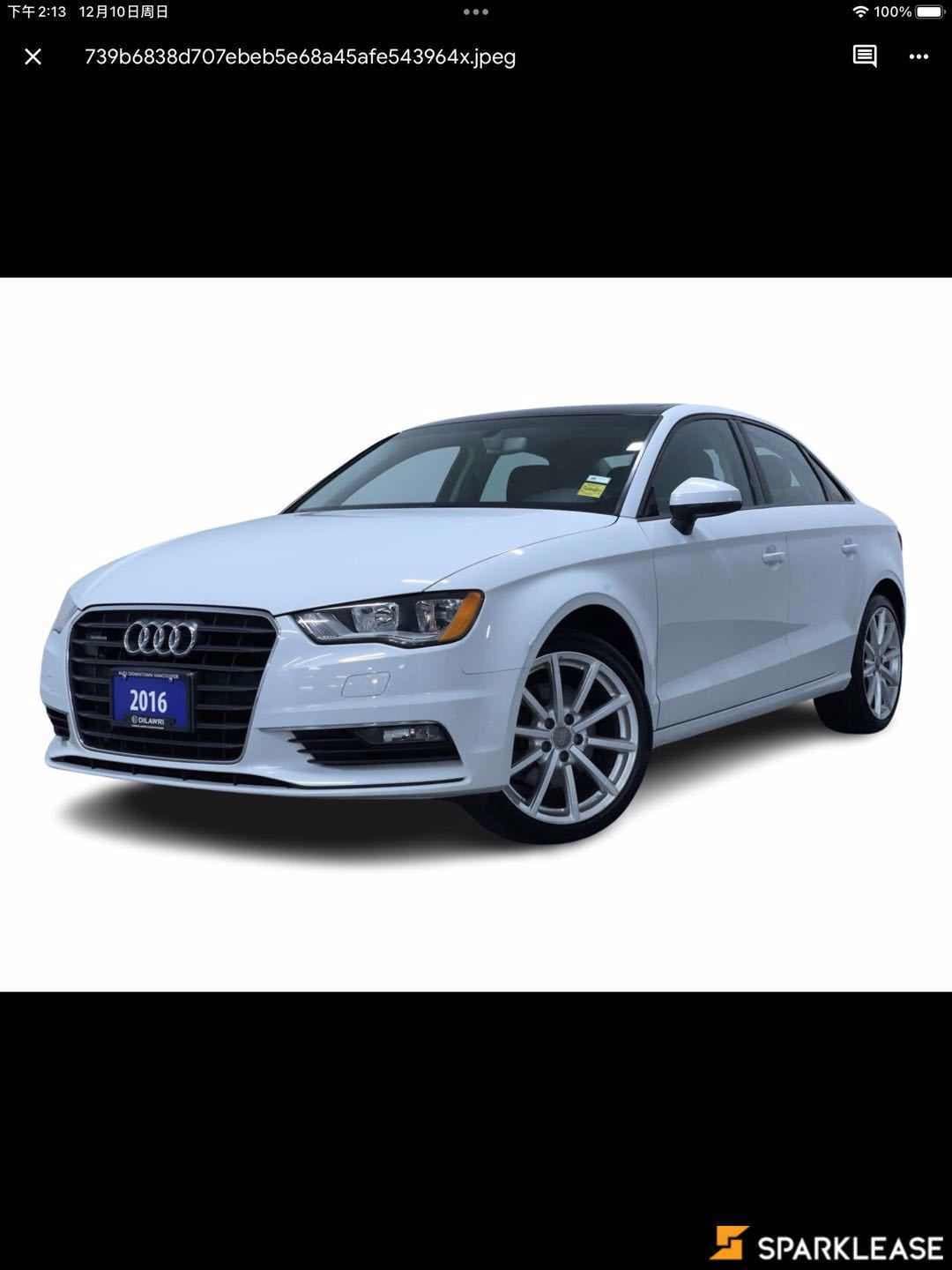 2016 Audi A3 4dr Sdn quattro 2.0T Komfort