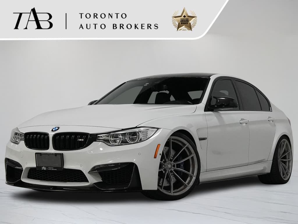 2017 BMW M3 MANUAL   LOTS OF UPGRADES   CARBON ROOF   20 IN