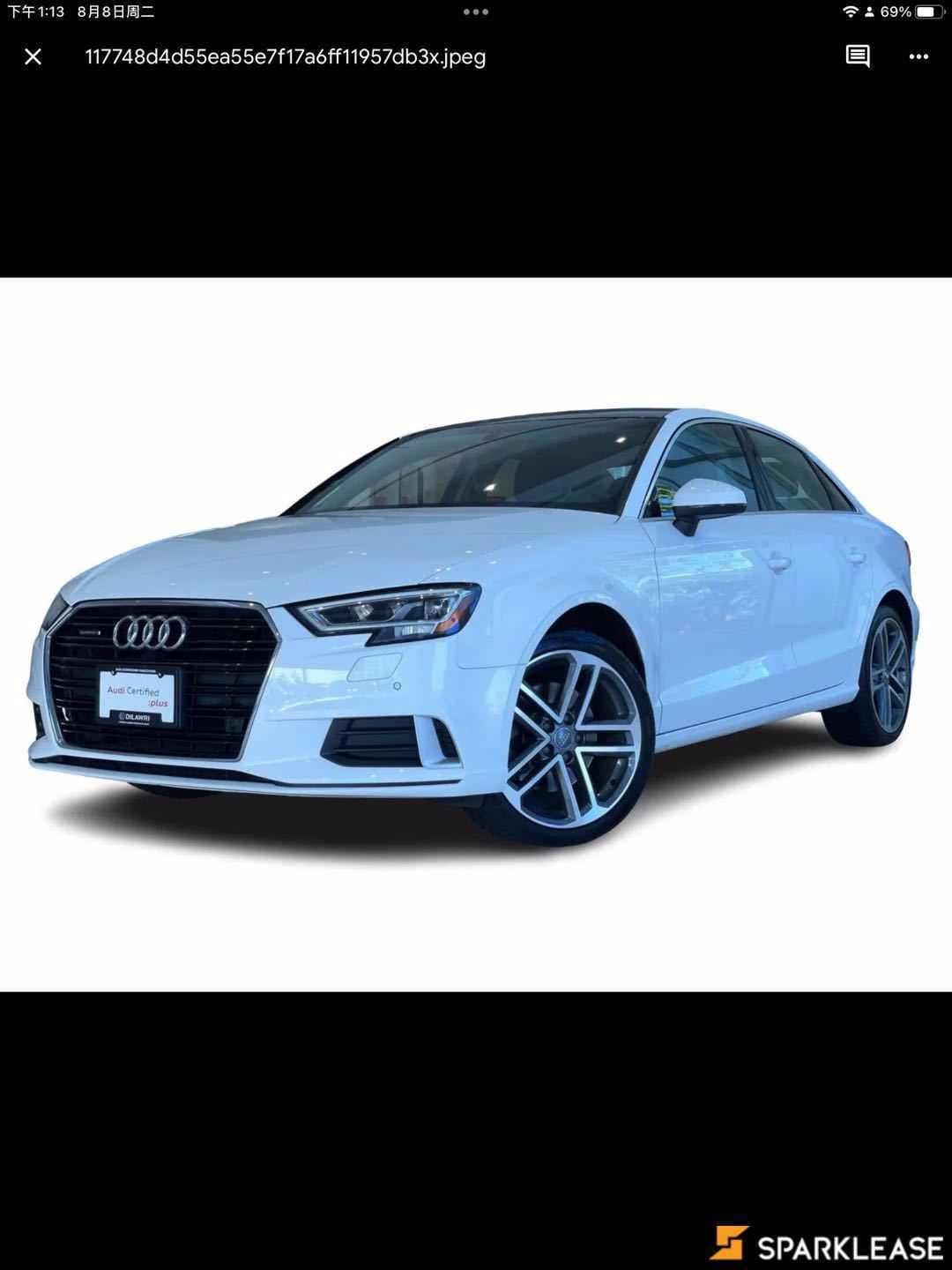 2018 Audi A3 Sedan 2.0 TFSI quattro Technik