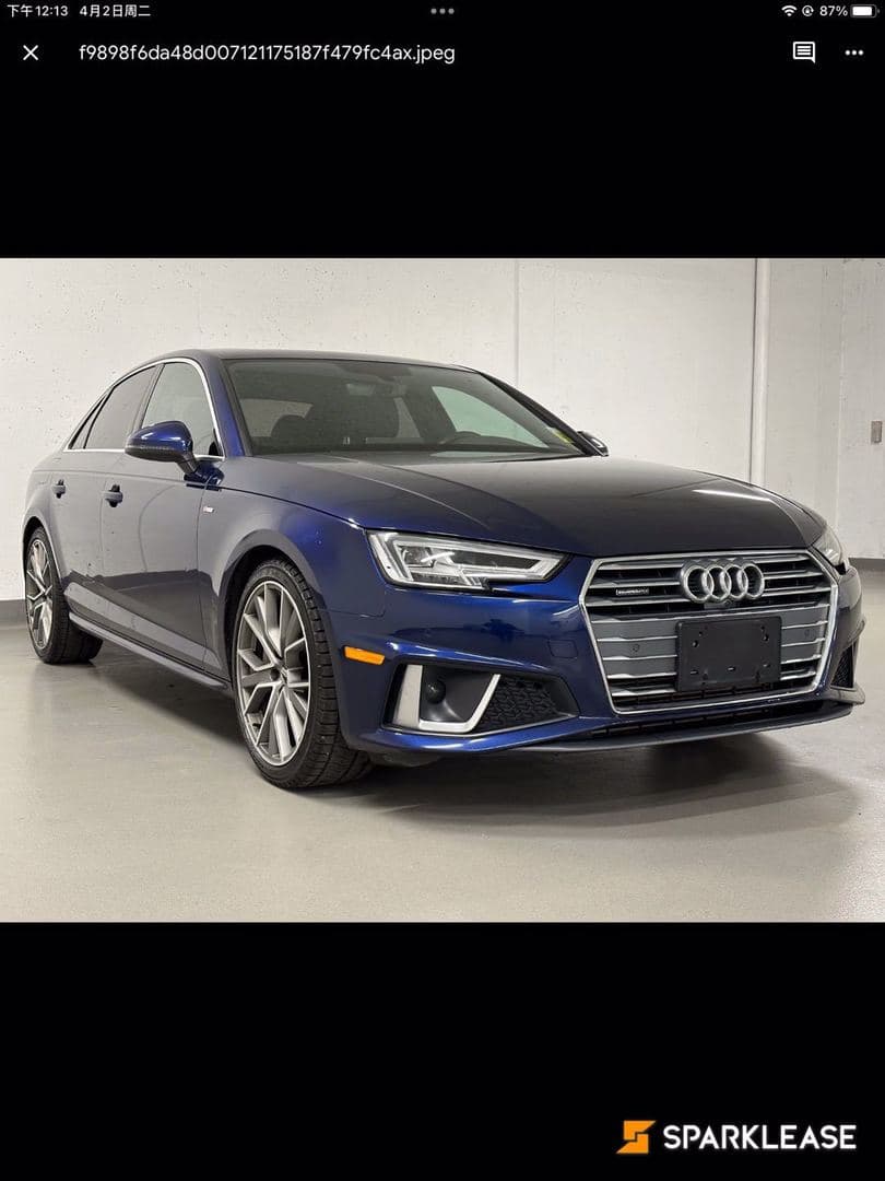 2019 Audi A4 Sedan Progressiv 45 TFSI quattro