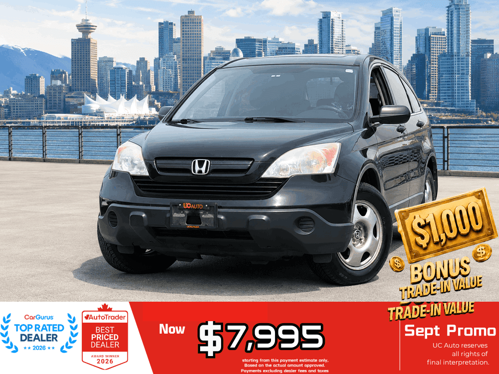 2008 Honda CR-V 4WD/ NO ACCIDENT/ BC LOCAL