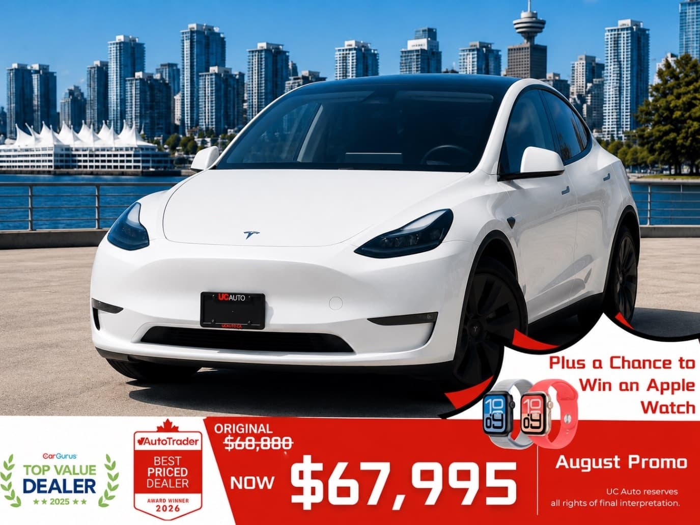 2025 Tesla Model Y Long Range AWD/ FSD/ NO ACCIDENT/ BC LOCAL/ ONE OWNER