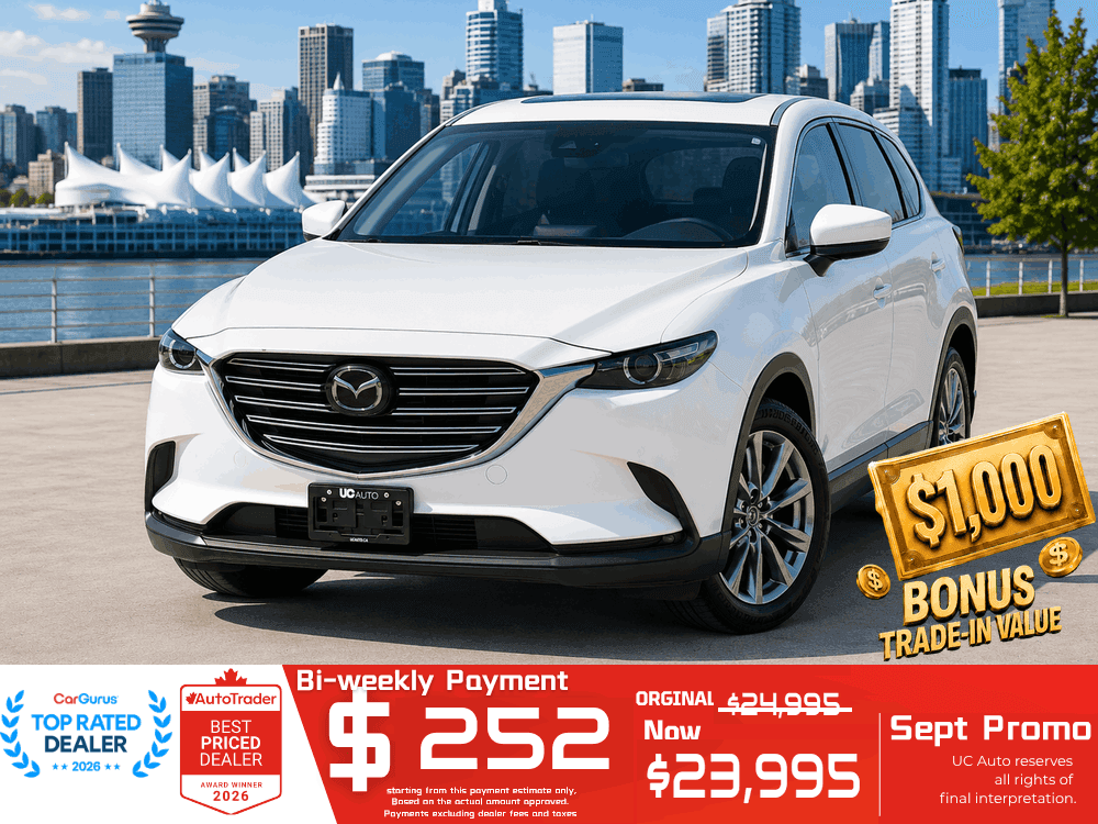 2019 Mazda CX-9 GS-L AWD/ CLEAN TITLE/ BC LOCAL