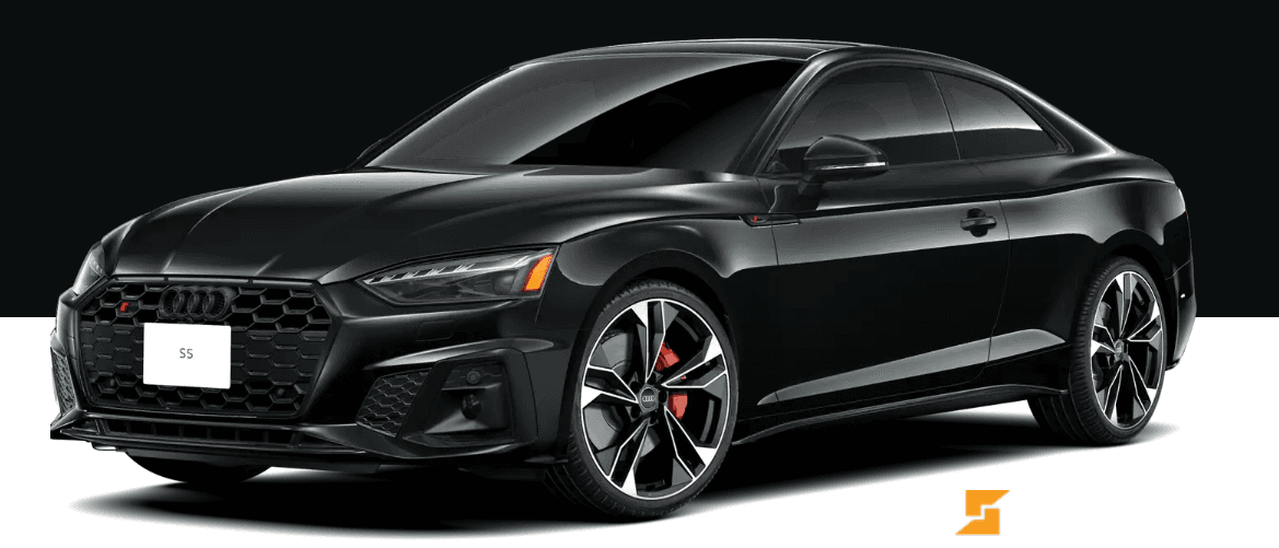 2022 Audi  S5两门 外黑内红 八月底到店