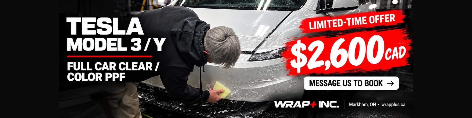 Wrap+Tesla PPF | Sparklease