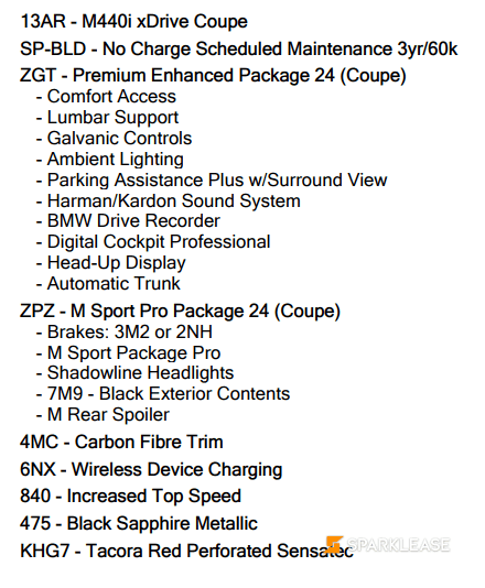2024 BMW M440i 超值新车