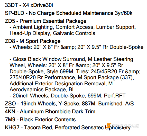 2024 BMW X4 30i 超值新车