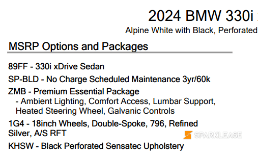 2024 BMW  330i xDrive 0利率超值demo 