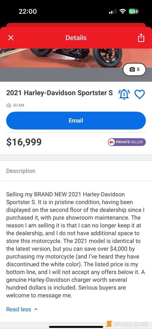 2021 Harley-Davidson Sportster S