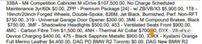 2024 BMW M4cx 敞篷 超值新车