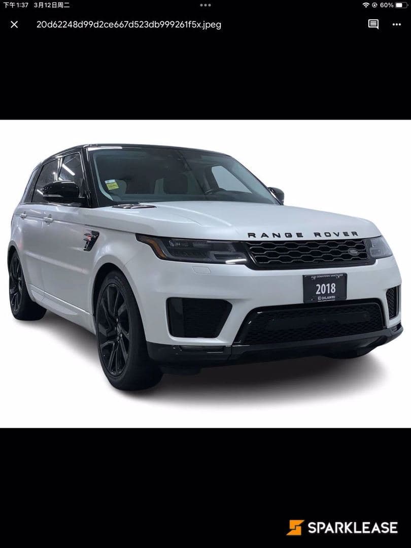 2018 Land Rover Range Rover Sport Td6 Diesel HSE