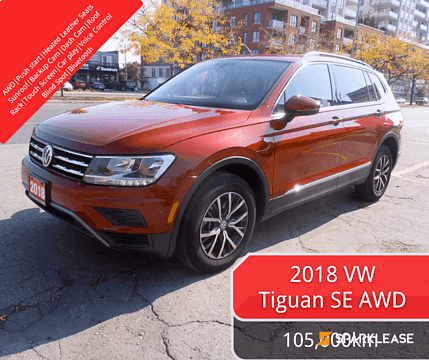 2018 Volkswagen  Tiguan  SE 4MOTION 