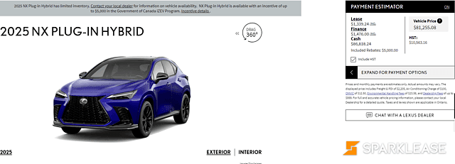 2025 Lexus NX 插电混 F-SPORT 3 