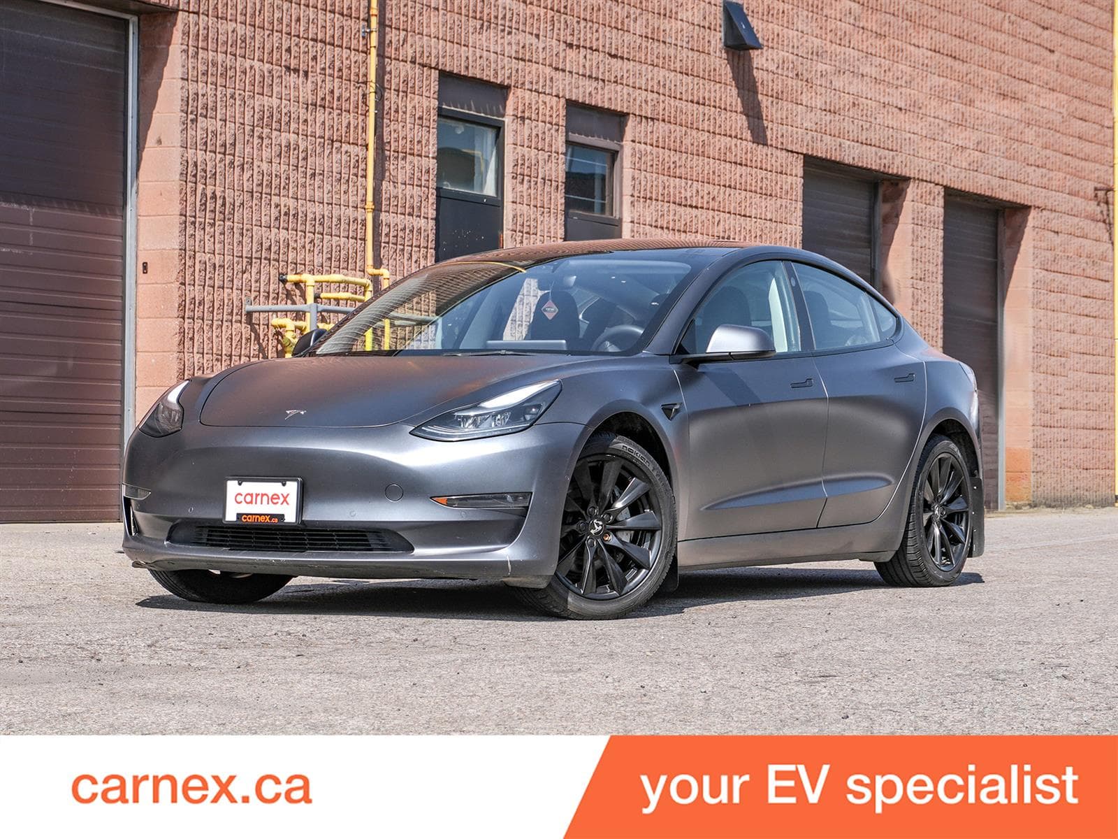 2022 Tesla Model 3 RWD ,Full Body Gray Wrap ,Clean Carfax