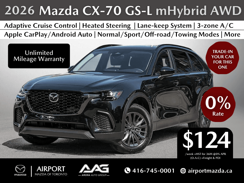 2026 Mazda CX-70 Mild Hybrid GS-L