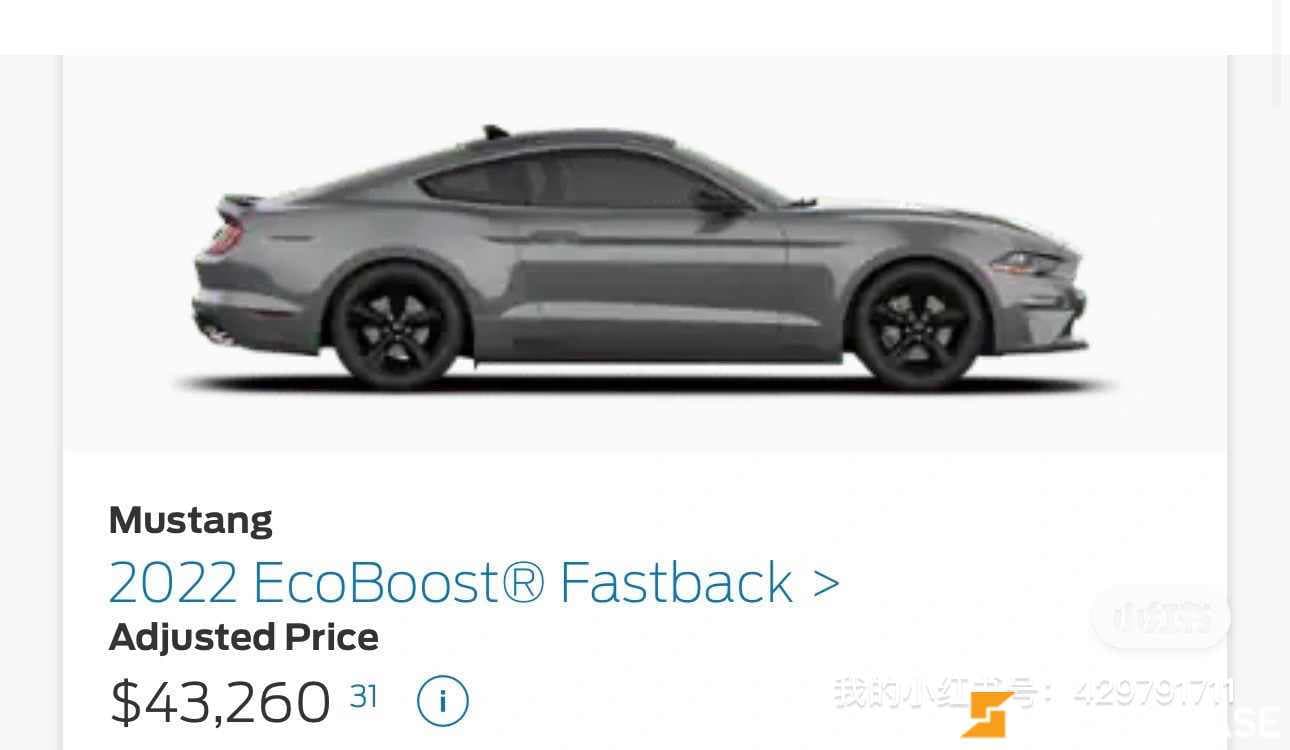 2022 Ford Mustang EcoBoost Fastback