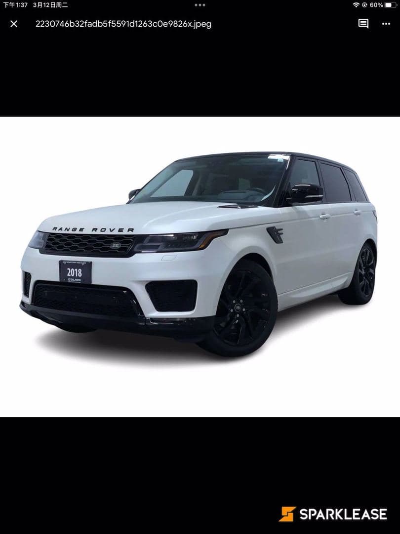 2018 Land Rover Range Rover Sport Td6 Diesel HSE