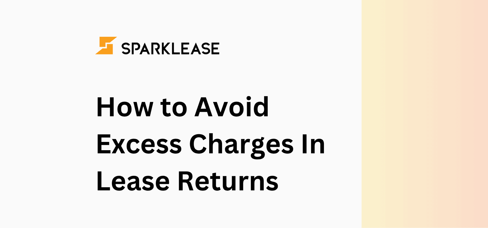 How to Avoid Excess Wear-and-Tear Charges When Returning a Leased Car | SparkLease